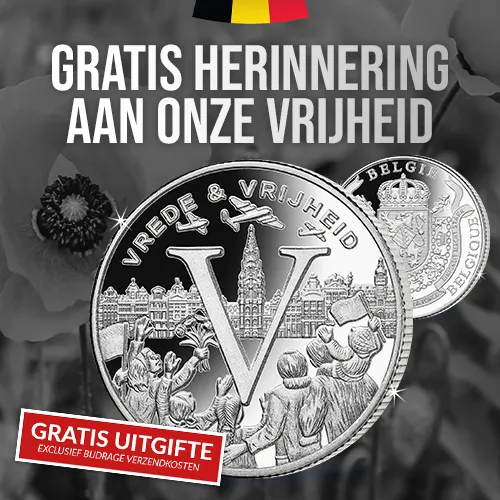 Logo Gratis Herdenkingsuitgifte Vrede en Vrijheid